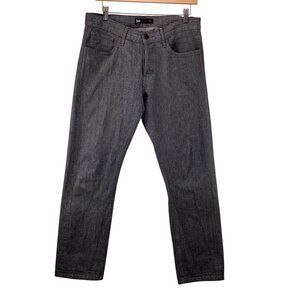 3x1 NYC Mens Straight Jeans Size‎ 32 X 29 32x29 Gray Denim Anchor Button Fly